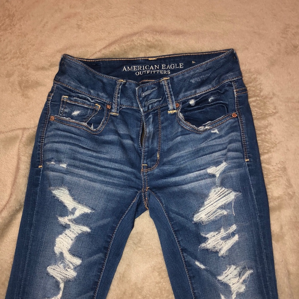 denim cropped jeans